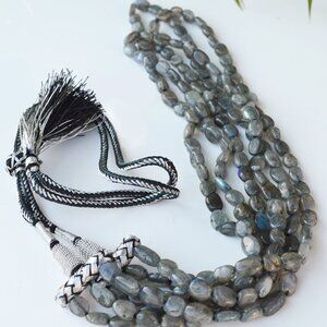 Labradorite Triple Strand Necklace